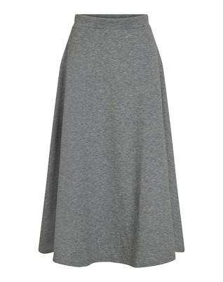 ViReflect HW Wide Midi Rock - Medium Grey Melange